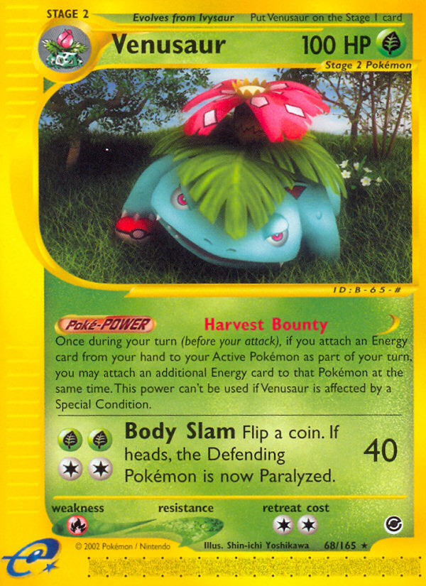 Venusaur (68/165) [Expedition: Base Set] | Good Games Adelaide SA
