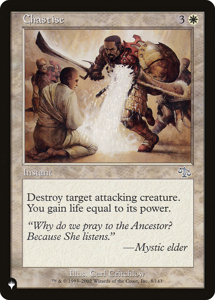 Chastise [The List Reprints] | Good Games Adelaide SA