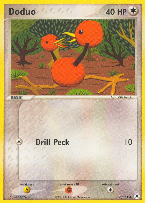 Doduo (60/101) [EX: Hidden Legends] | Good Games Adelaide SA