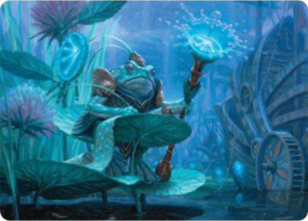 Dour Port Mage Art Card 5 (Art Series: Bloomburrow)  | Good Games Adelaide SA
