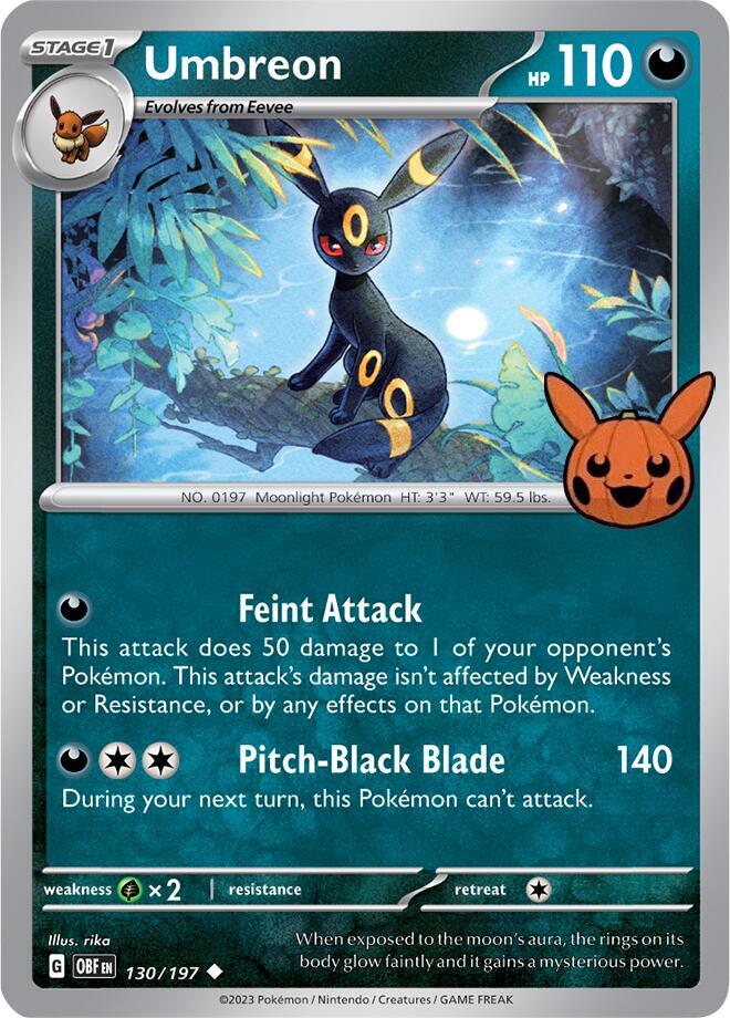 Umbreon 130/197 (Trick or Trade BOOster Bundle 2024)  | Good Games Adelaide SA