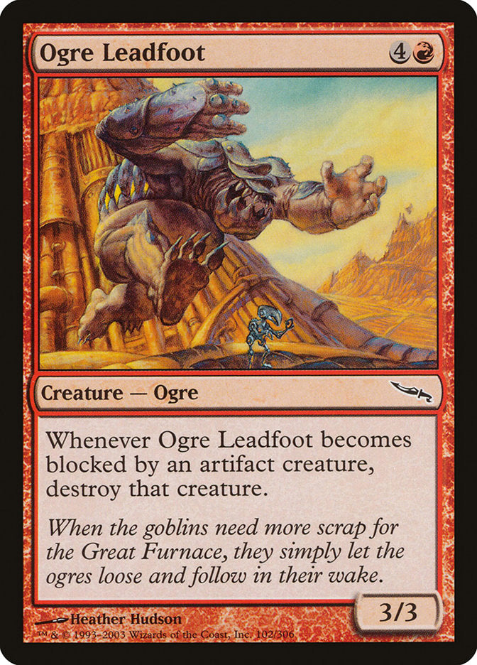 Ogre Leadfoot [Mirrodin] | Good Games Adelaide SA