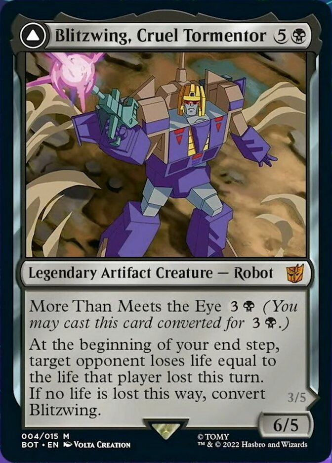 Blitzwing, Cruel Tormentor // Blitzwing, Adaptive Assailant [Universes Beyond: Transformers] | Good Games Adelaide SA