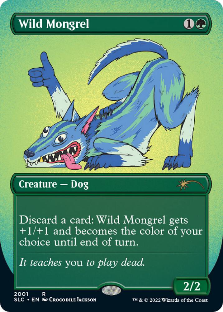 Wild Mongrel 2001 (Secret Lair: 30th Anniversary Countdown Kit)  - Borderless | Good Games Adelaide SA