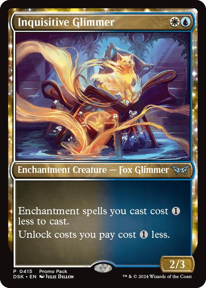 Inquisitive Glimmer 415 (Promo Pack: Duskmourn: House of Horror)  | Good Games Adelaide SA