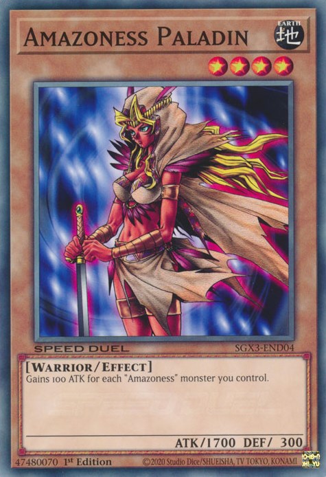 Amazoness Paladin [SGX3-END04] Common | Good Games Adelaide SA