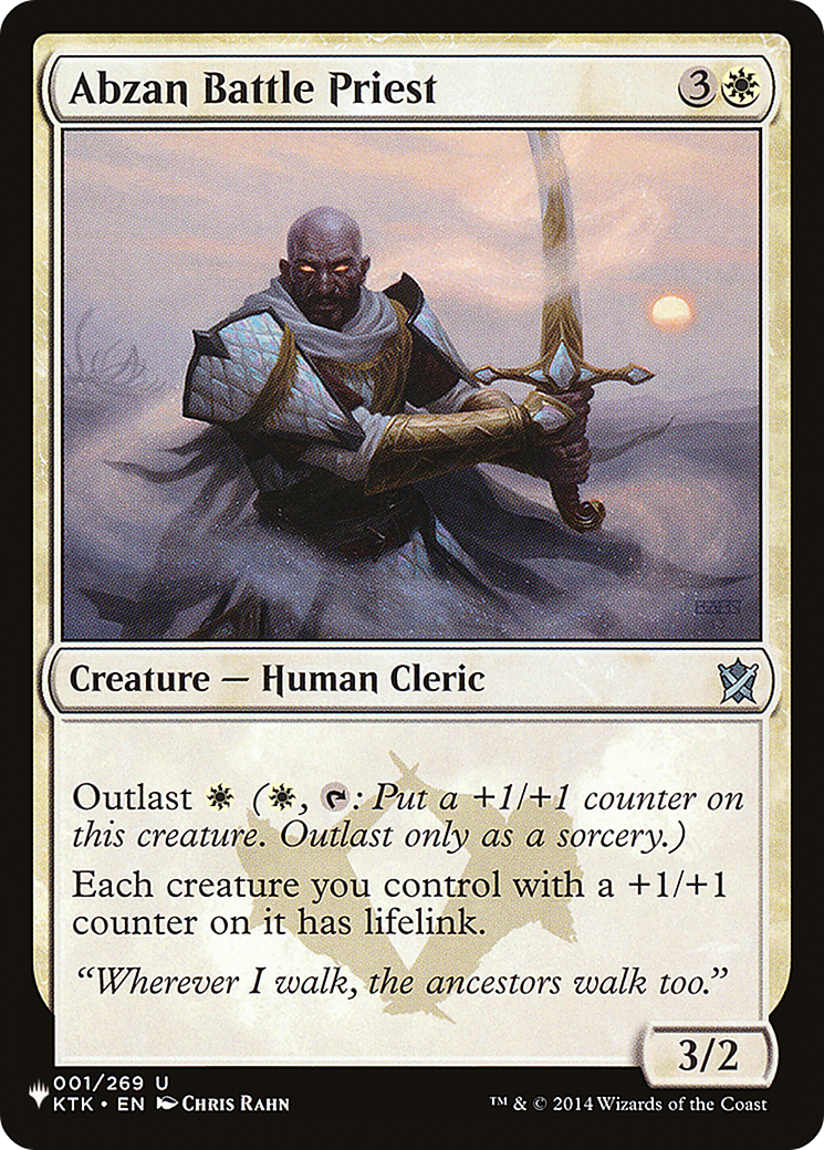 Abzan Battle Priest [The List Reprints] | Good Games Adelaide SA