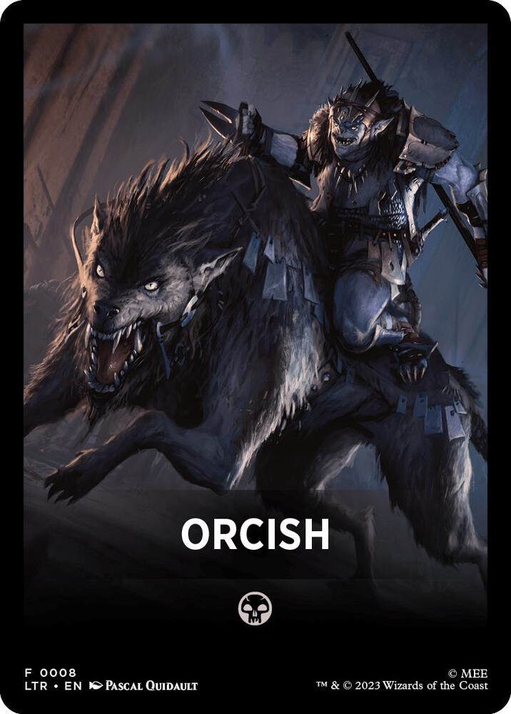 Orcish Theme Card 8 (Universes Beyond: The Lord of the Rings: Tales of Middle-earth)  | Good Games Adelaide SA