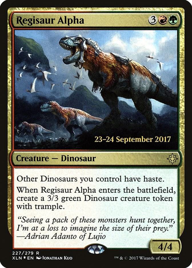 Regisaur Alpha 227 (Prerelease Cards)  - Foil | Good Games Adelaide SA