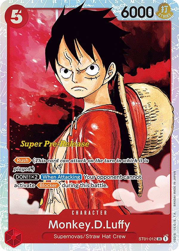 Monkey.D.Luffy (012) [Super Pre-Release Starter Deck: Straw Hat Crew] | Good Games Adelaide SA