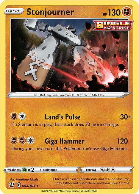 Stonjourner 084/163 (SWSH05: Battle Styles)  | Good Games Adelaide SA