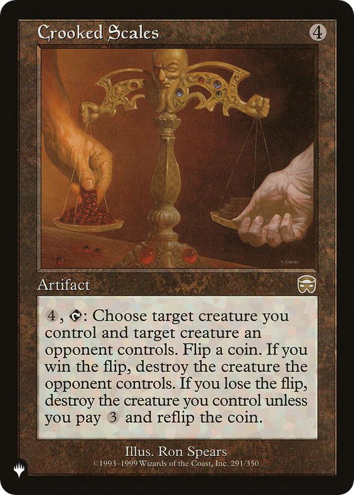 Crooked Scales 291 (The List Reprints)  | Good Games Adelaide SA