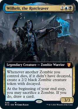 Wilhelt the Rotcleaver Extended Art 40 (Commander: Innistrad: Midnight Hunt)  | Good Games Adelaide SA