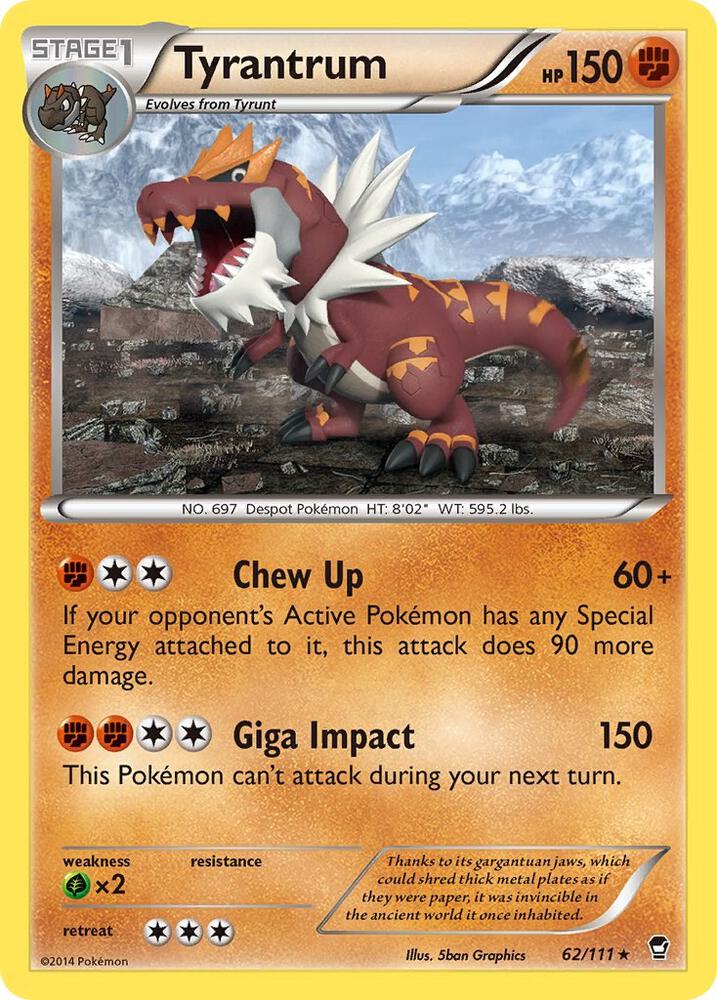Tyrantrum 62/111 (XY - Furious Fists)  | Good Games Adelaide SA