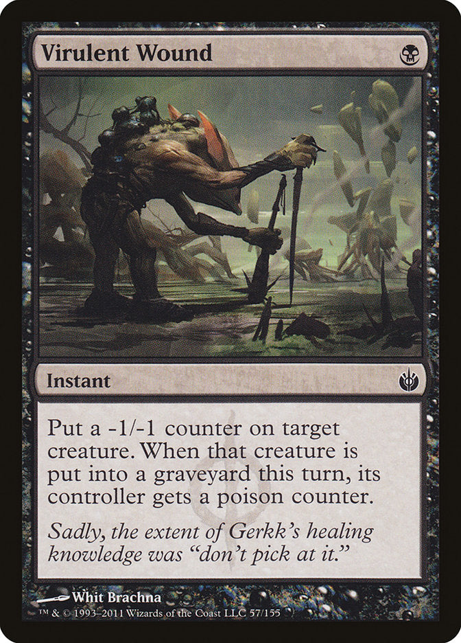 Virulent Wound 57 (Mirrodin Besieged)  | Good Games Adelaide SA