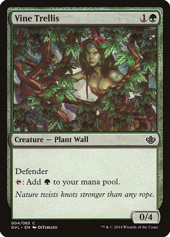 Vine Trellis 4 (Duel Decks: Anthology)  | Good Games Adelaide SA
