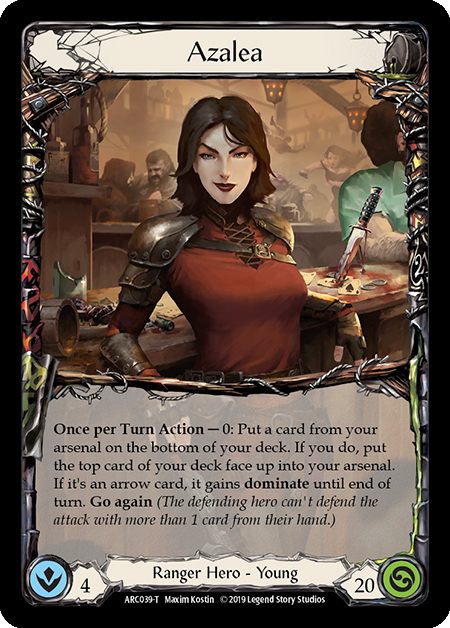 Azalea // Death Dealer [ARC039 // ARC040] (Arcane Rising)  1st Edition Normal | Good Games Adelaide SA