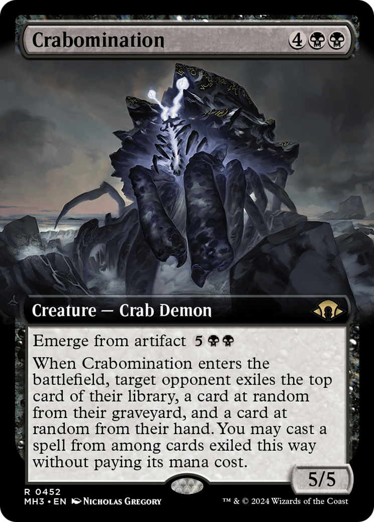 Crabomination (Extended Art) [Modern Horizons 3] | Good Games Adelaide SA