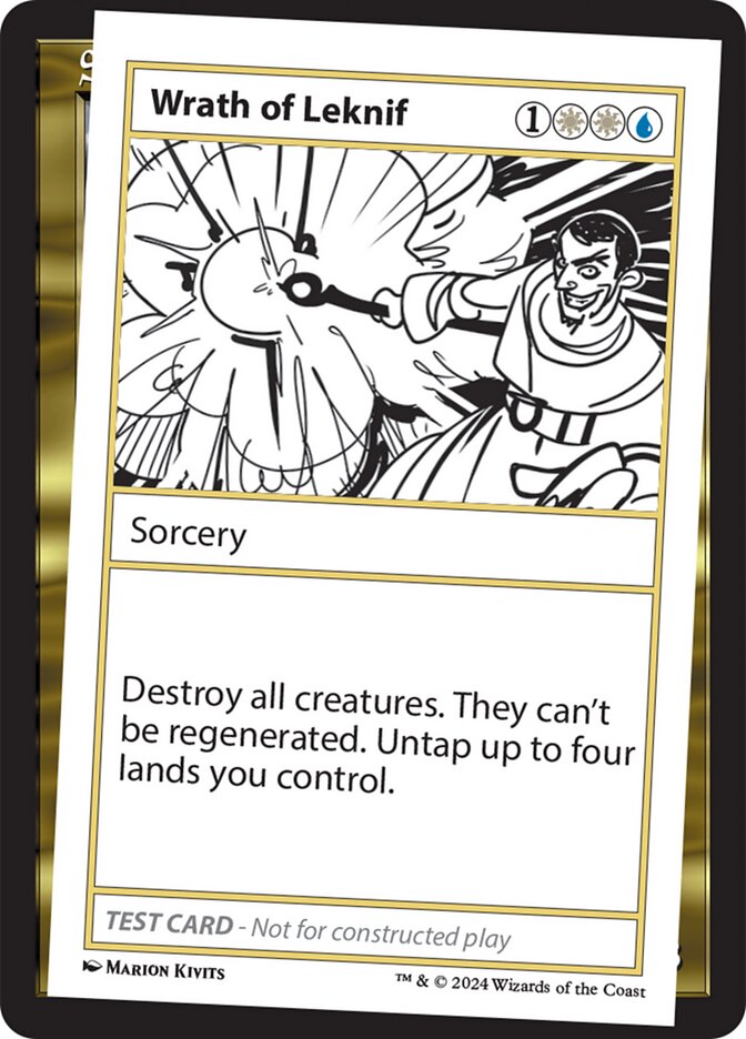 Wrath of Leknif  (Mystery Booster 2 Playtest Cards)  | Good Games Adelaide SA