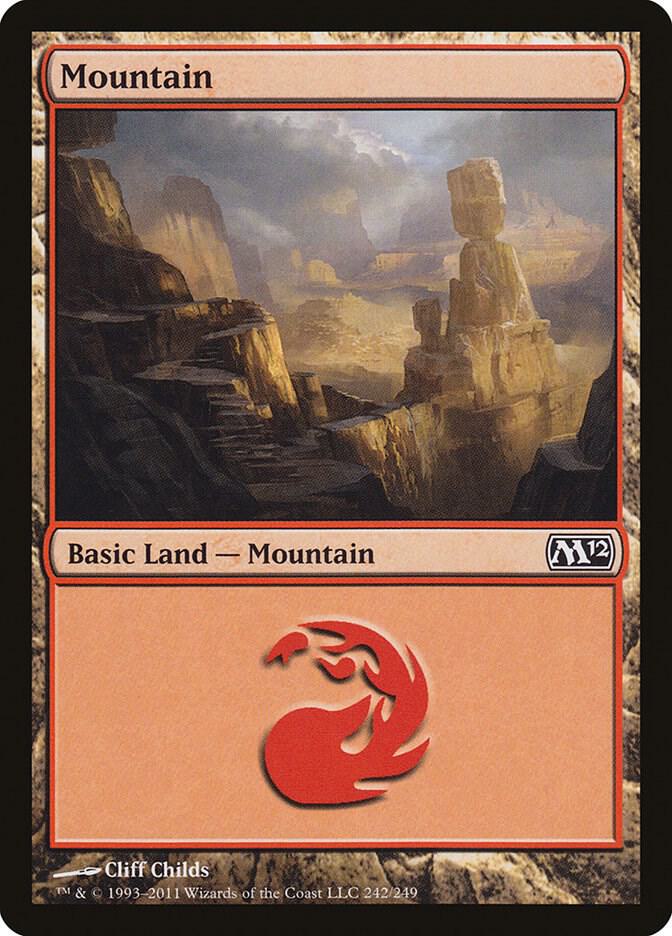 Mountain 242 (Magic 2012 (M12))  - Foil | Good Games Adelaide SA