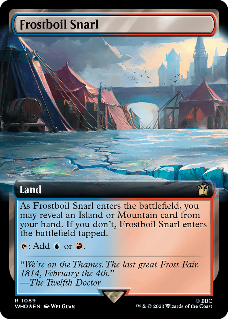 Frostboil Snarl (Extended Art) (Surge Foil) [Doctor Who] | Good Games Adelaide SA