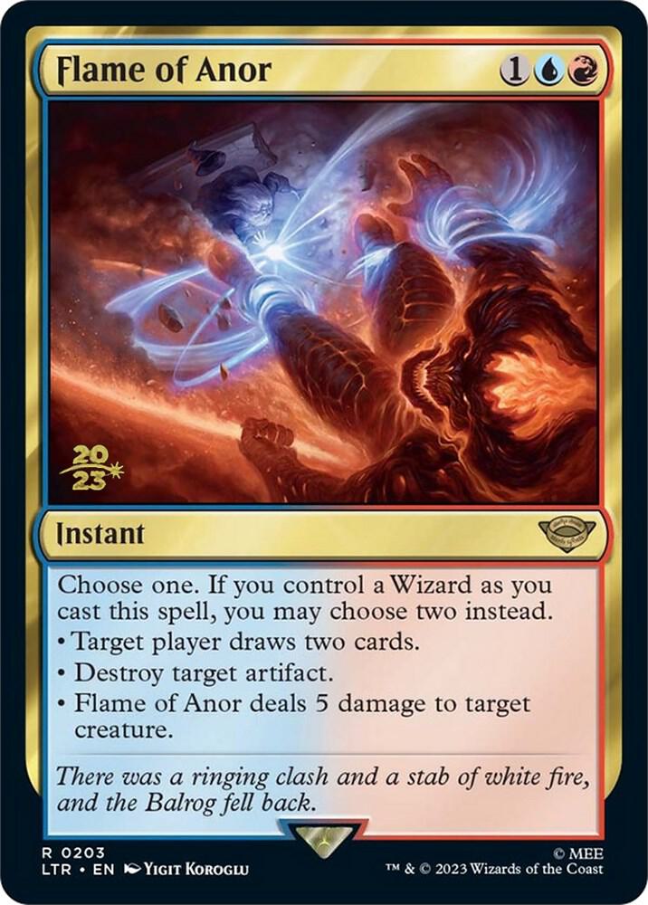Flame of Anor 203 (Prerelease Cards)  - Foil | Good Games Adelaide SA