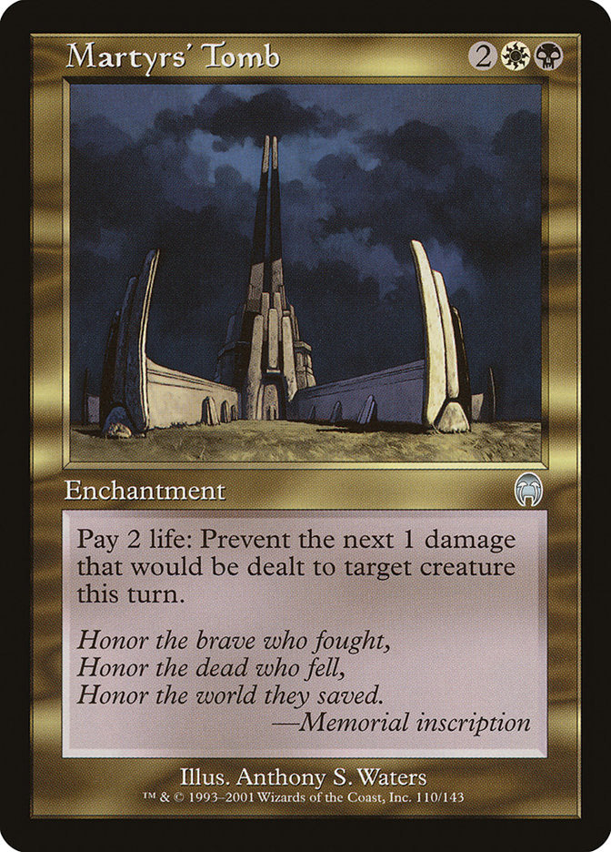Martyrs' Tomb 110 (Apocalypse)  - Foil | Good Games Adelaide SA
