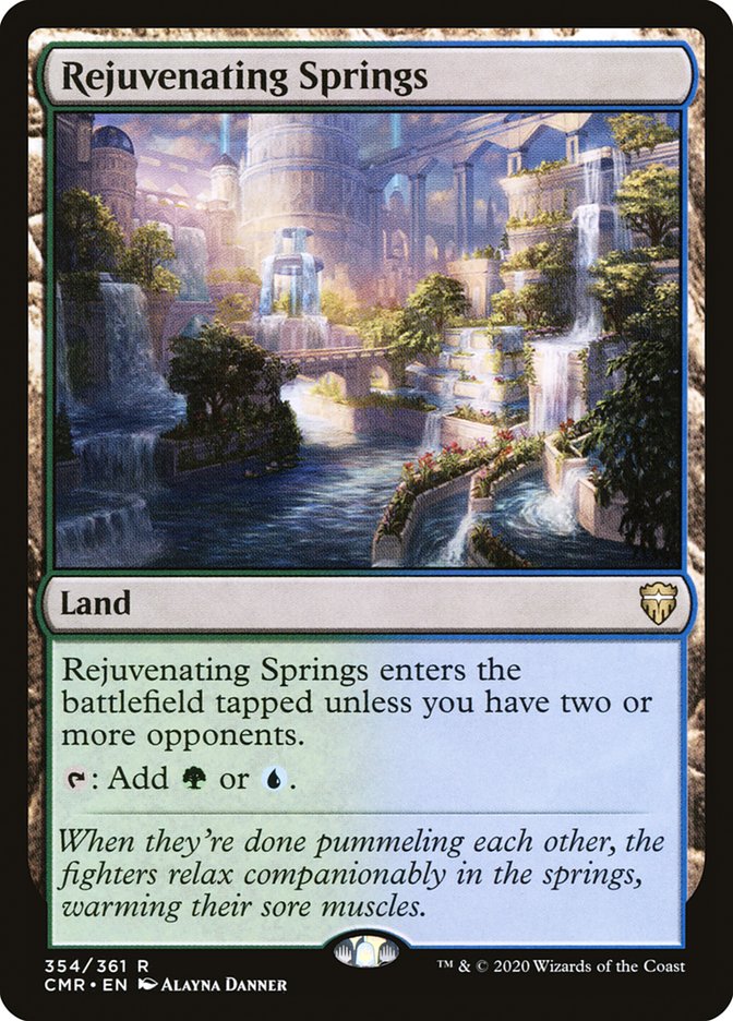 Rejuvenating Springs [Commander Legends] | Good Games Adelaide SA