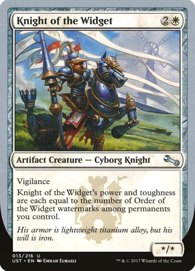 Knight of the Widget 13 (Unstable)  - Foil | Good Games Adelaide SA