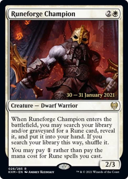 Runeforge Champion 26 (Prerelease Cards)  - Foil | Good Games Adelaide SA