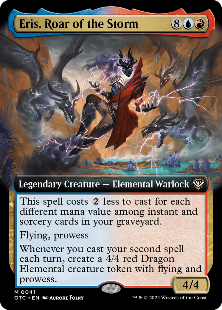 Eris, Roar of the Storm (Extended Art) [Outlaws of Thunder Junction Commander] | Good Games Adelaide SA
