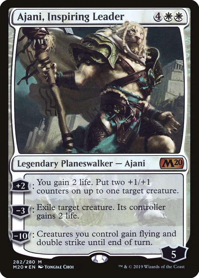 Ajani, Inspiring Leader [Core Set 2020] | Good Games Adelaide SA