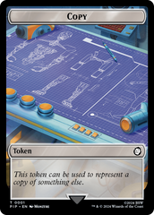 Human Knight // Copy Double-Sided Token [Fallout Tokens] | Good Games Adelaide SA