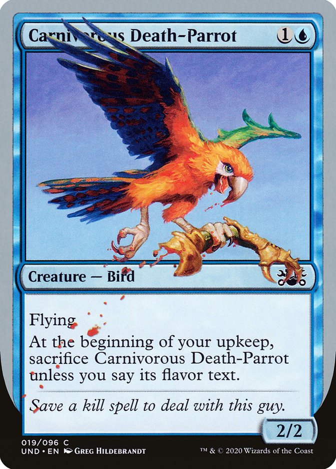 Carnivorous Death-Parrot 19 (Unsanctioned)  | Good Games Adelaide SA