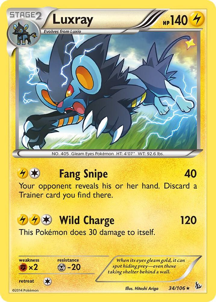 Luxray 34/106 (XY - Flashfire)  | Good Games Adelaide SA