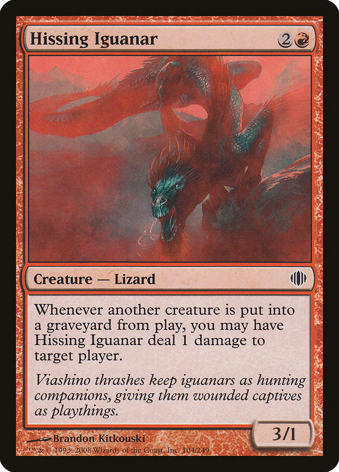 Hissing Iguanar [Shards of Alara] | Good Games Adelaide SA
