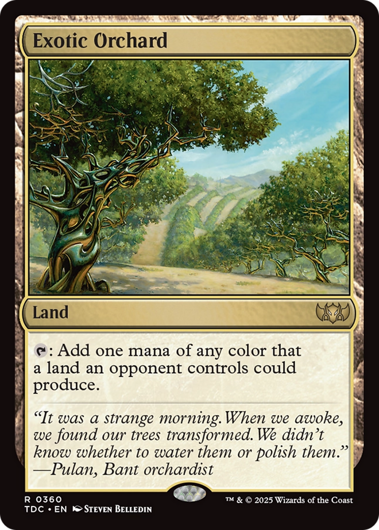 Exotic Orchard [Tarkir: Dragonstorm Commander] | Good Games Adelaide SA