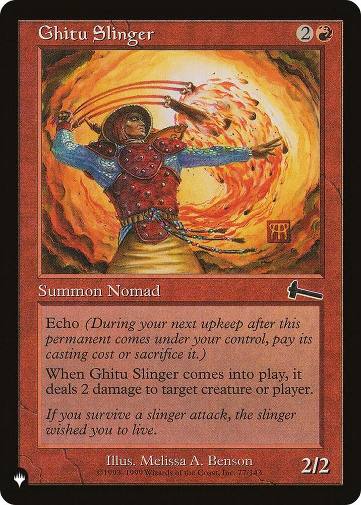 Ghitu Slinger 77/143 (The List Reprints)  | Good Games Adelaide SA