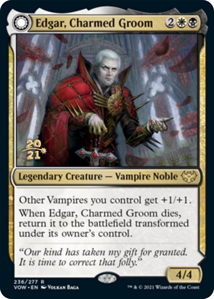 Edgar Charmed Groom 236 (Prerelease Cards)  - Foil | Good Games Adelaide SA