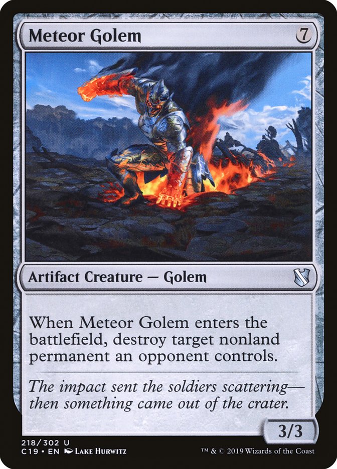 Meteor Golem [Commander 2019] | Good Games Adelaide SA