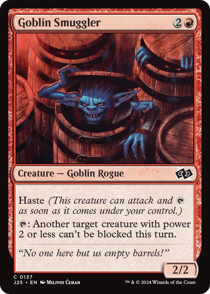 Goblin Smuggler 137 (Foundations Jumpstart)  | Good Games Adelaide SA