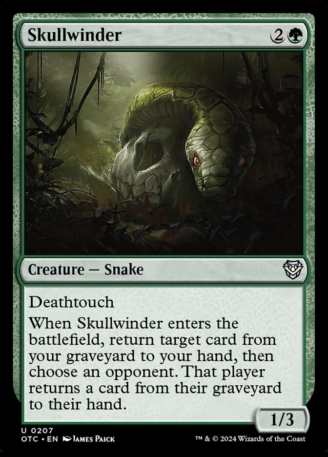 Skullwinder 207 (Commander: Outlaws of Thunder Junction)  | Good Games Adelaide SA
