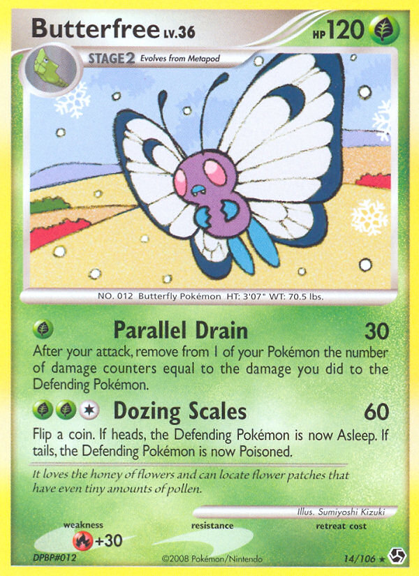 Butterfree (14/106) [Diamond & Pearl: Great Encounters] | Good Games Adelaide SA