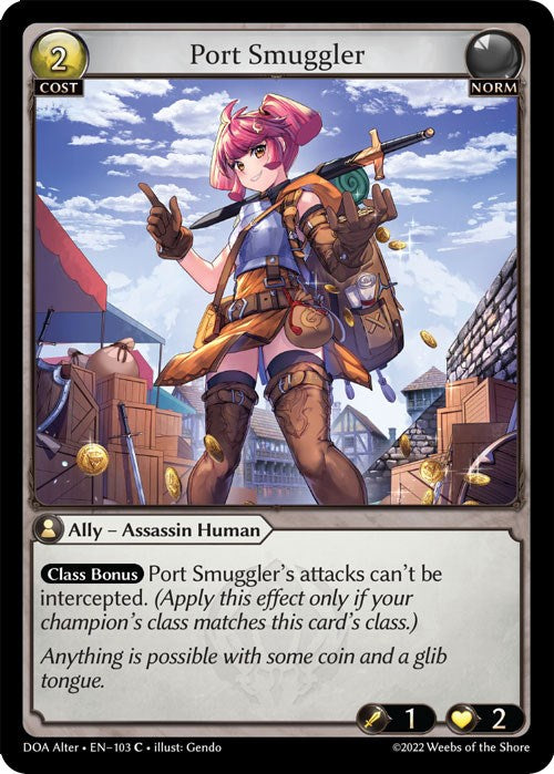 Port Smuggler (103) [Dawn of Ashes: Alter Edition] | Good Games Adelaide SA