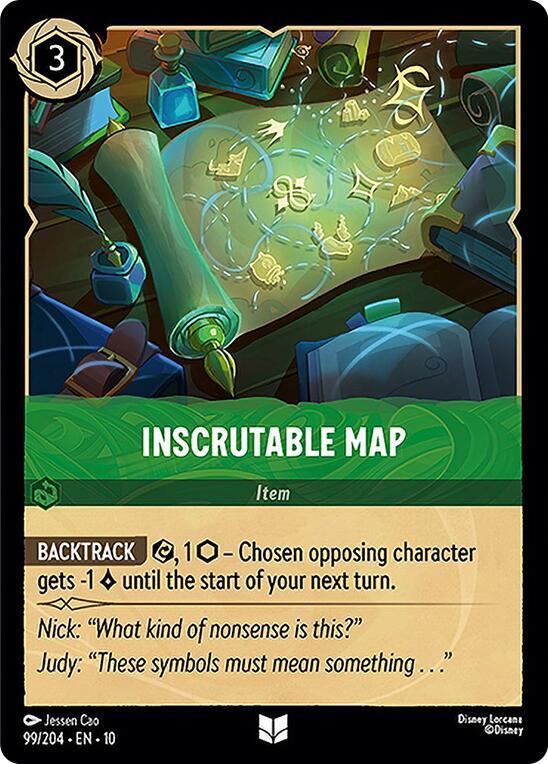 Inscrutable Map 99/204 (Whispers in the Well)  - Cold Foil | Good Games Adelaide SA