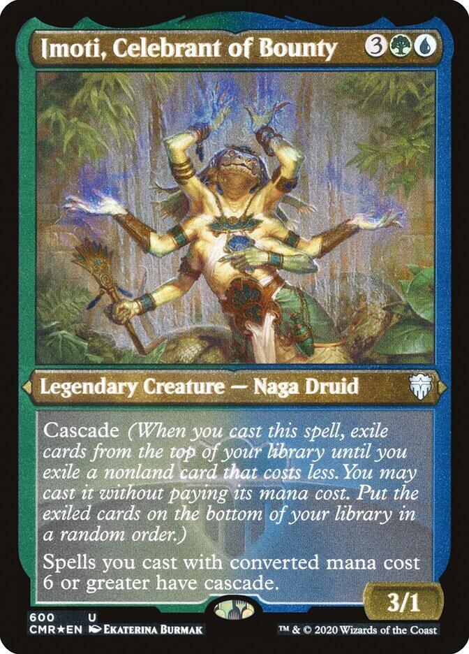 Imoti Celebrant of Bounty Foil Etched 600 (Commander Legends)  - Foil | Good Games Adelaide SA