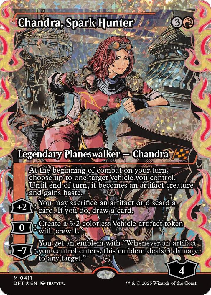 Chandra, Spark Hunter 411 (Aetherdrift)  - Foil | Good Games Adelaide SA