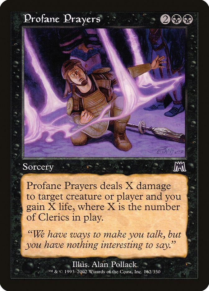 Profane Prayers 162 (Onslaught)  - Foil | Good Games Adelaide SA