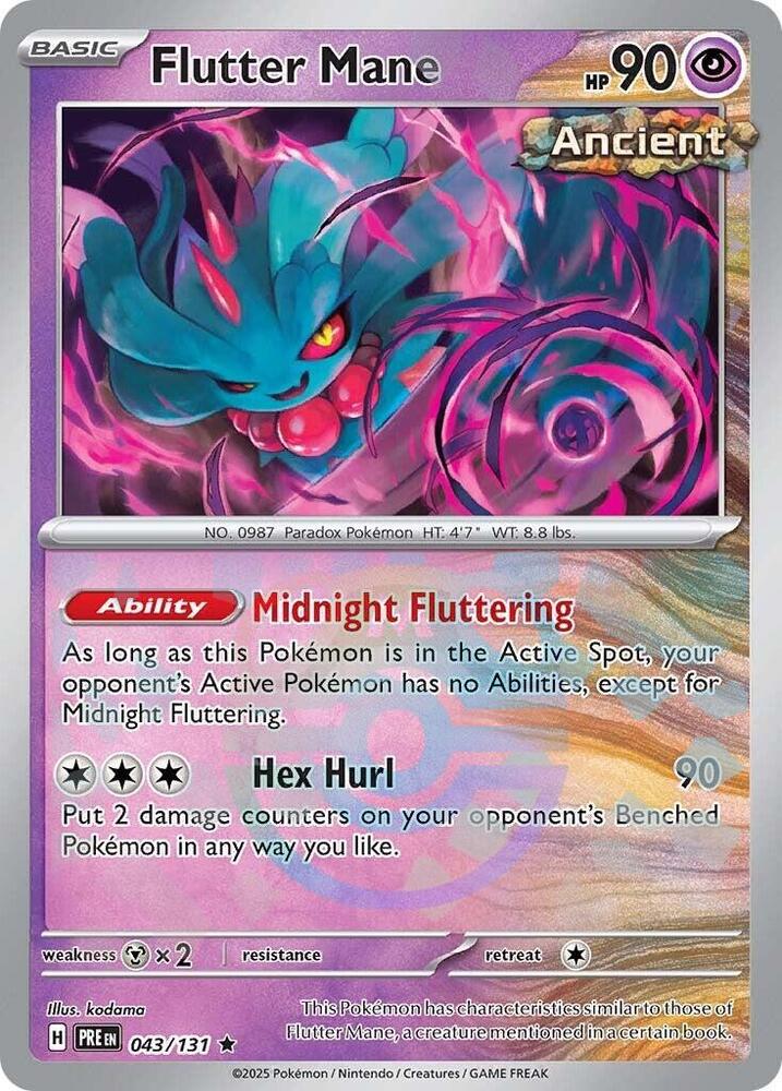 Flutter Mane 043/131 (SV: Prismatic Evolutions)  - Holofoil | Good Games Adelaide SA