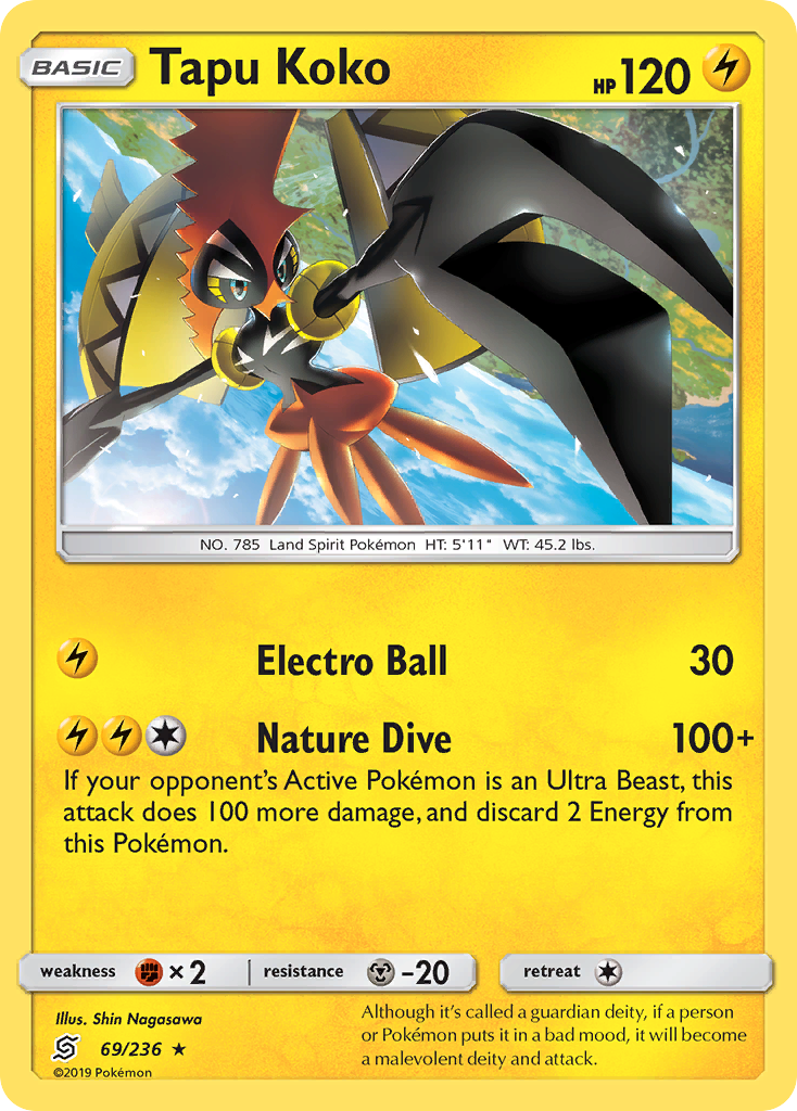 Tapu Koko (69/236) [Sun & Moon: Unified Minds] | Good Games Adelaide SA